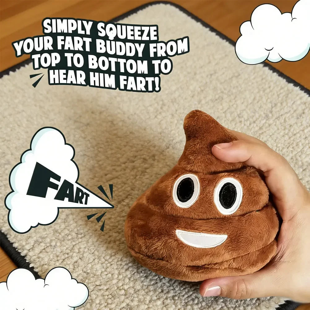 Funny Plush Pillow Super Poop Soft Toy Cute Face Expression Shit Doll Poop Stuffed Toy for Children Birthday Christmas Gift