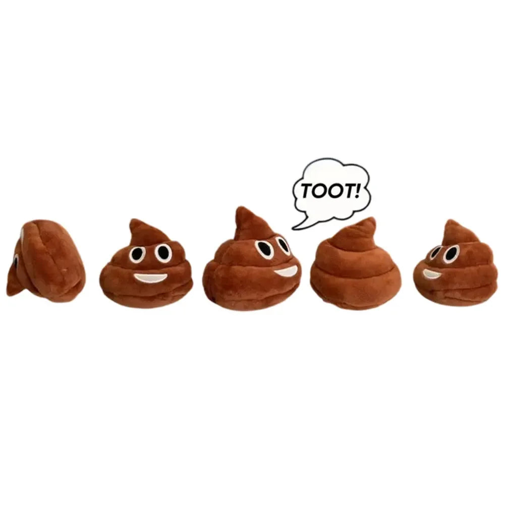 Funny Plush Pillow Super Poop Soft Toy Cute Face Expression Shit Doll Poop Stuffed Toy for Children Birthday Christmas Gift