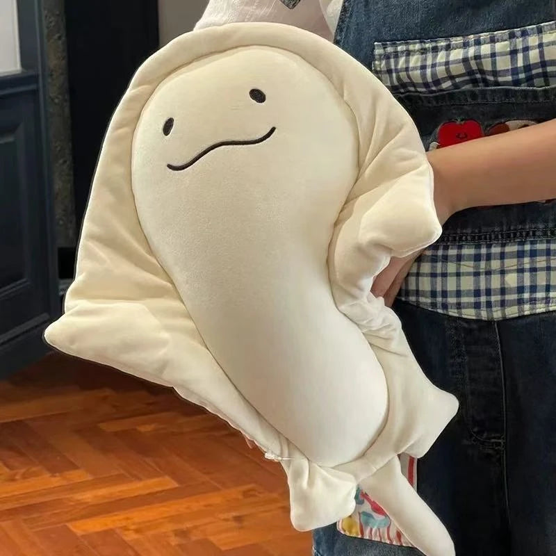 Manta Ray Plush Pillow Super Soft Hugging Cushion Cute Sea Animal Toy Sofa Sleep Buddy Bedroom Cozy Gift For Girls Teens