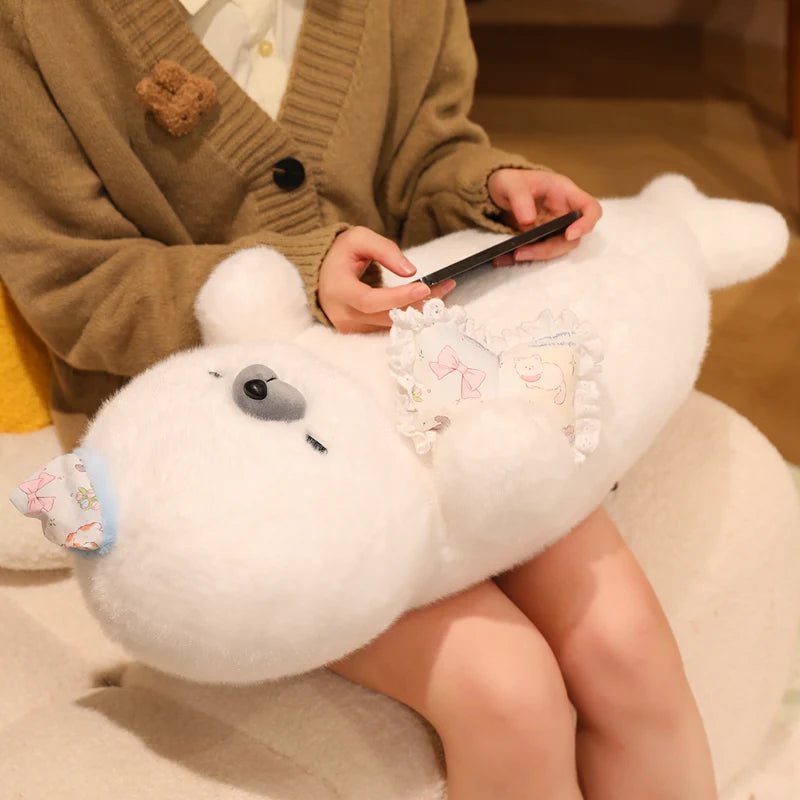 Seal Soft Plush Toy Cute Animal Ice Seal Stuffed Plushies Dolls Home Bedroom Throw Pillow Gifts For Kids Girl Boy Birthday Party